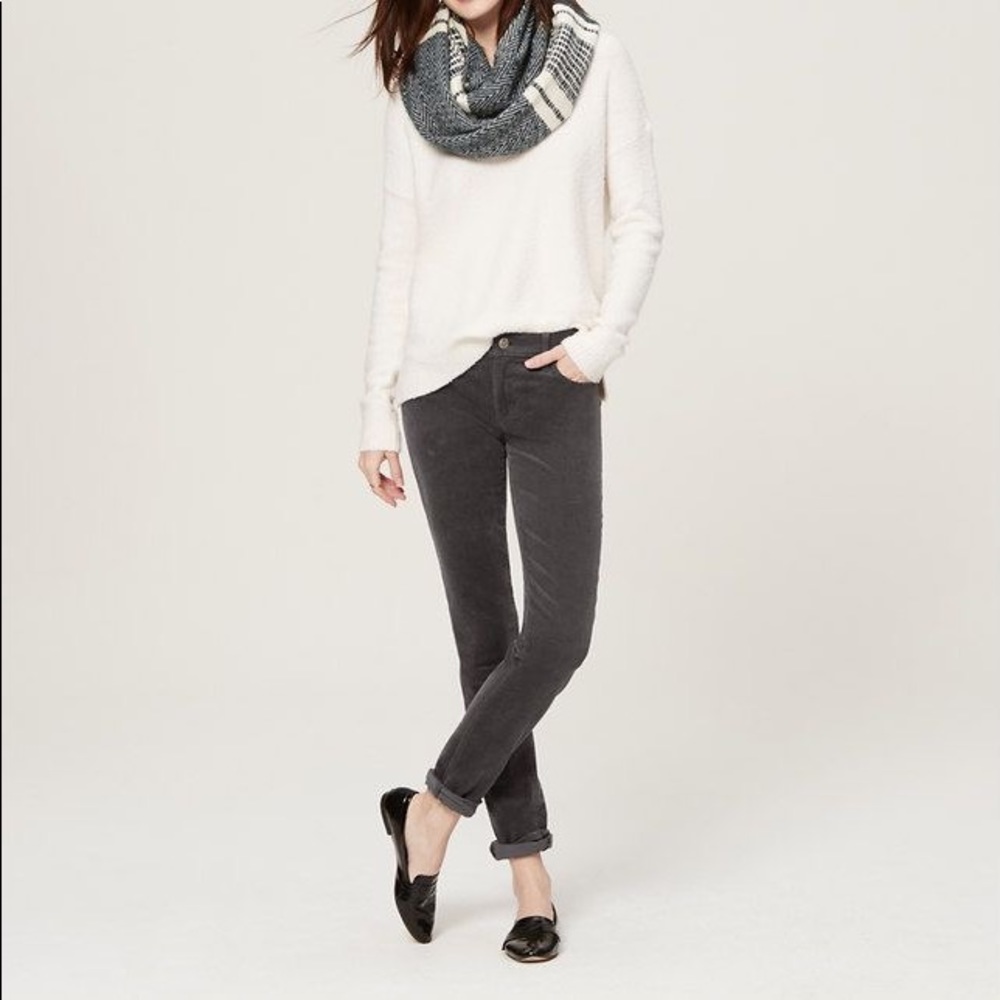LOFT Corduroy Curvy straight pants